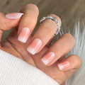 Dew Touch short squoval press-on nails