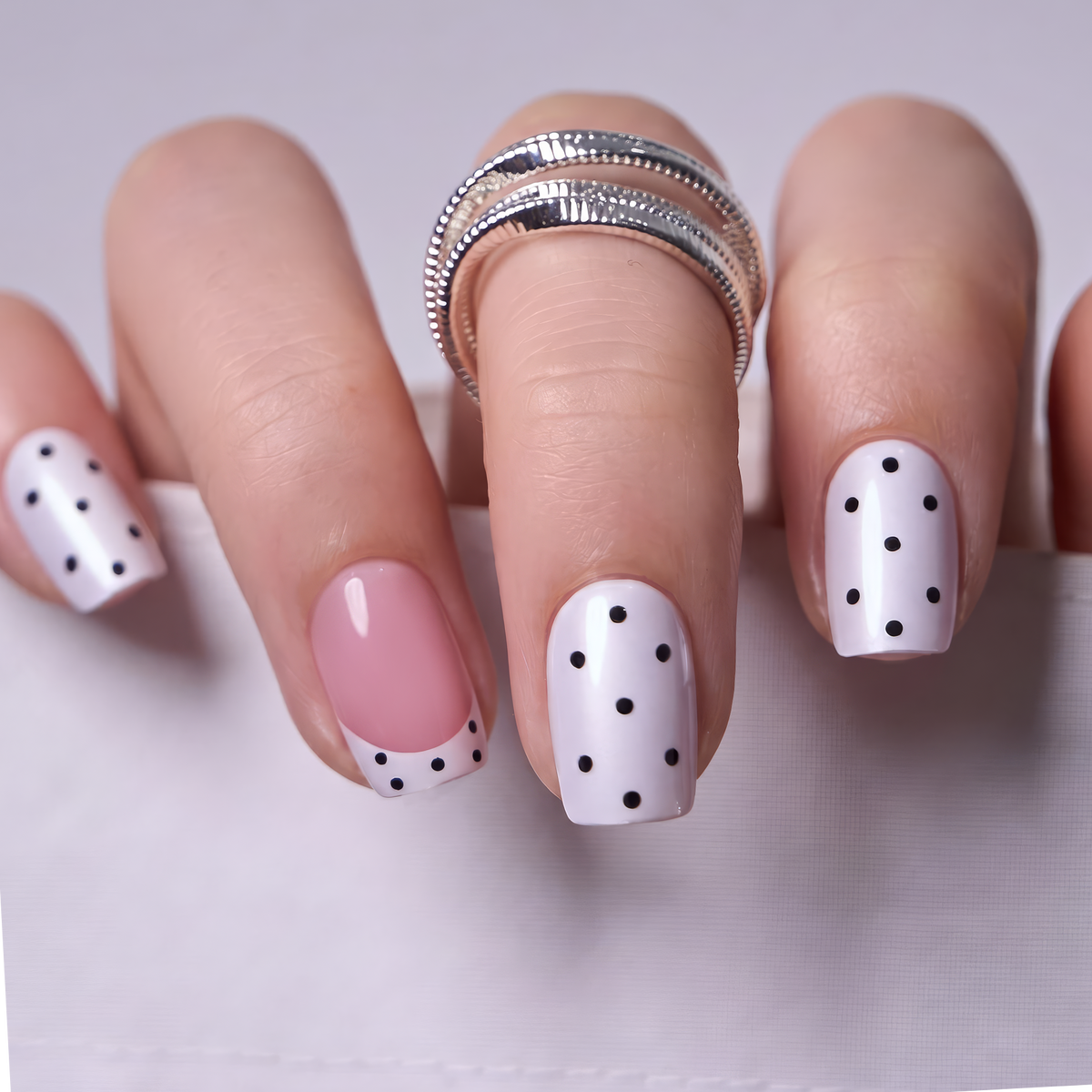 Dot Darling S Squoval squoval press-on nails
