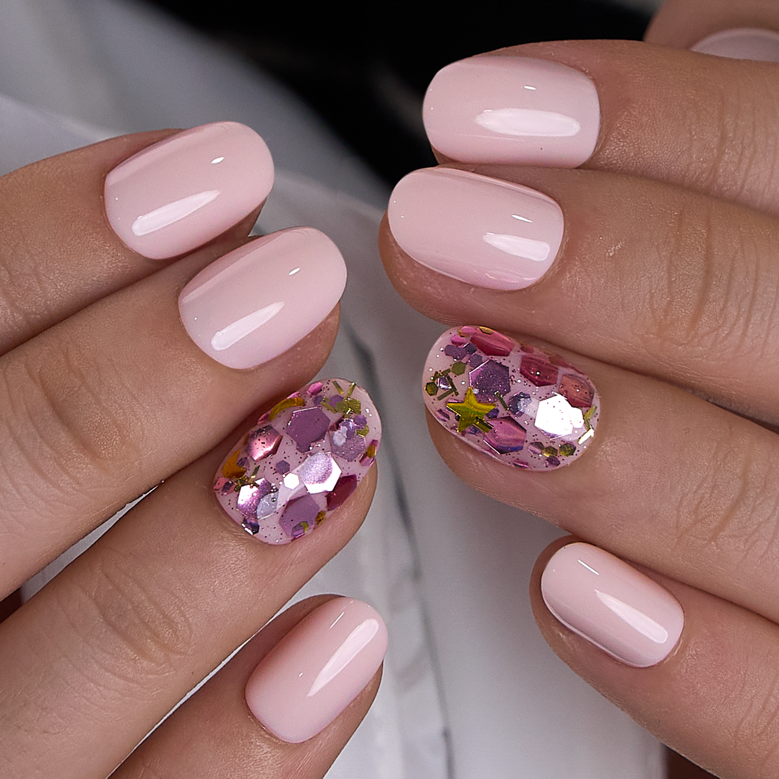 Dream Spark RS Squoval squoval press-on nails