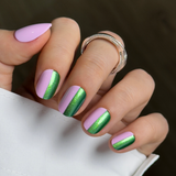 Dual Charm Rs squoval nail detail