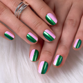 Dual Charm Rs squoval press-on nails