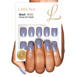 Dusk Echo short squoval soft gel press-on nails