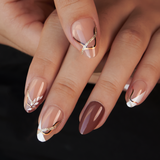 Elegant Flow short almond Ver 2 press-on nail size guide