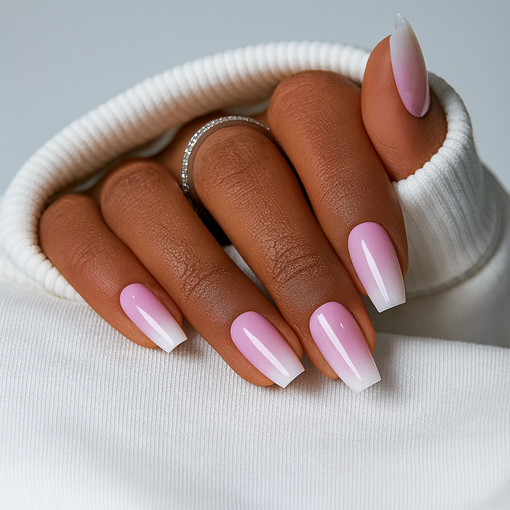 Elegant Light M Coffin nail detail