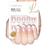 Elegant Mysterious Rs squoval soft gel press-on nails