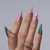 Designer s Pick | Enchanted Duo L Stiletto stiletto press-on nails