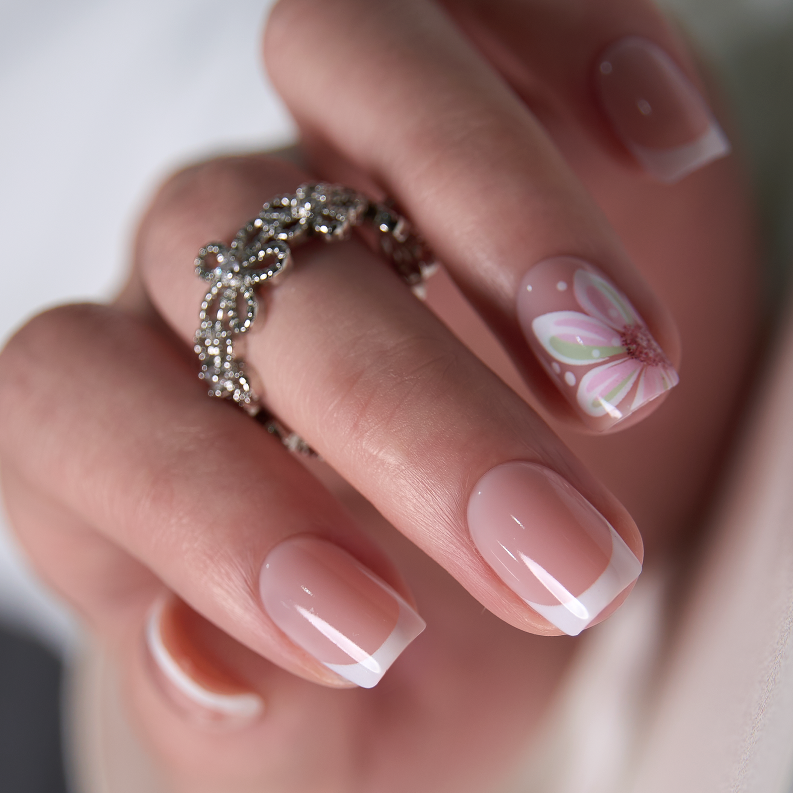 Floral Bliss – S Squoval