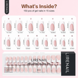 French Tips 150pcs X Pro soft gel Tips 150pcs nail detail