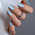 Frost Veil S Squoval squoval press-on nails