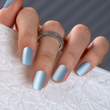 Frost Veil S Squoval squoval press-on nails