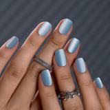 Frost Veil S Squoval squoval press-on nails