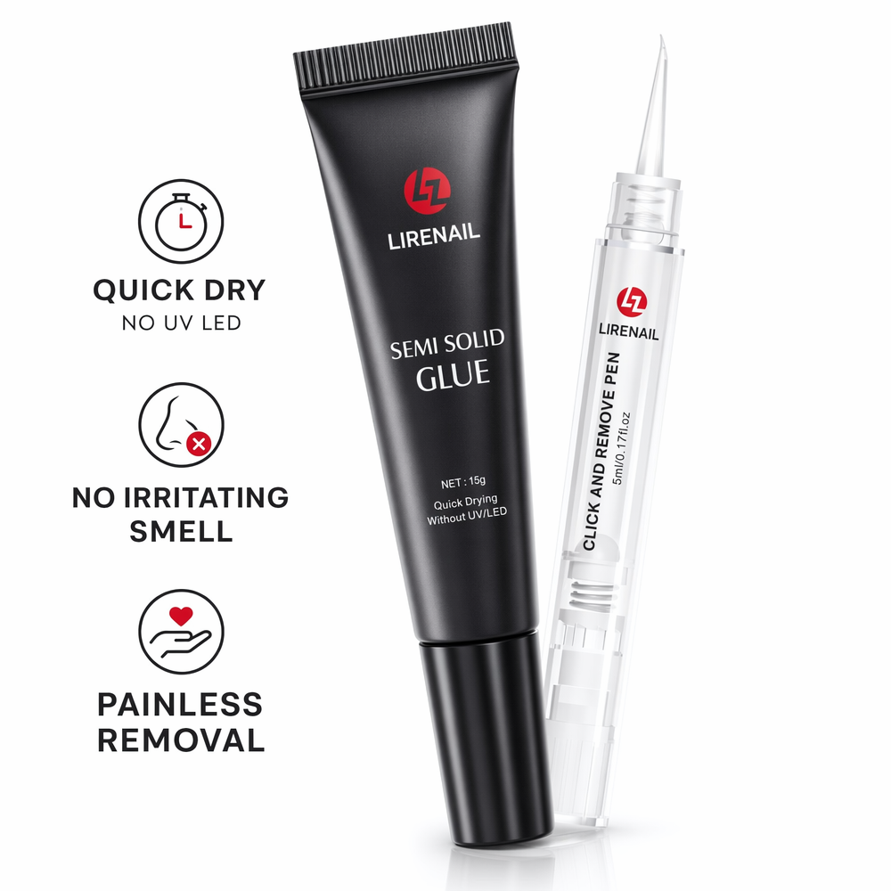 15ml No Wipe Gel Top Coat and Base Coat product view