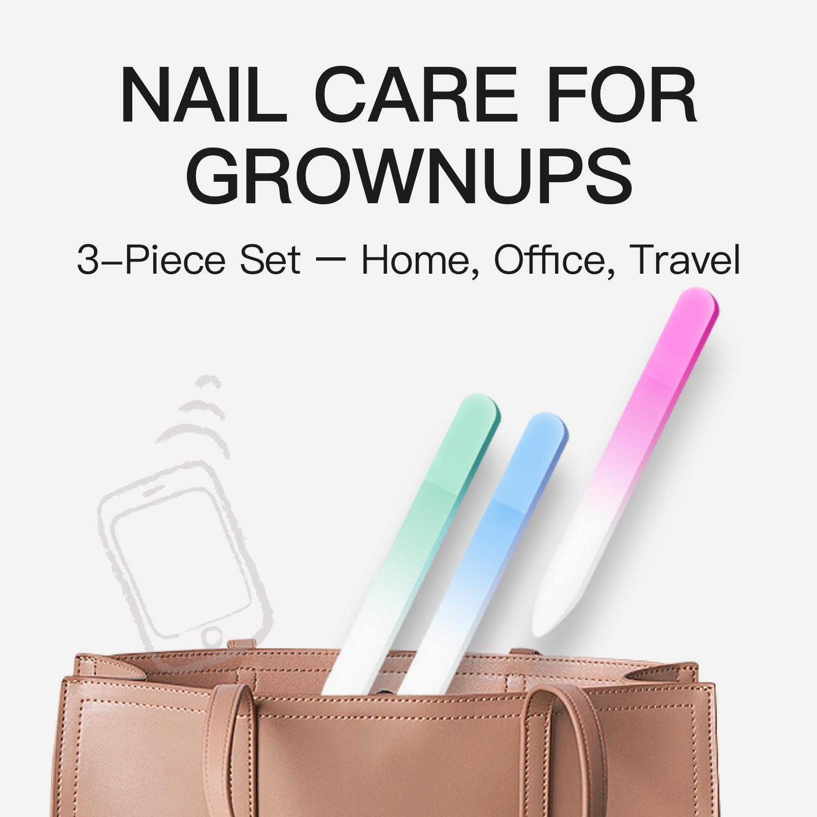 Gentle Glass Nail File | Lirenail Press-On Nails