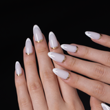 Royal Crescent M Almond almond press-on nails