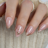 Designer s Pick | Gilded Grace S Almond almond press-on nails