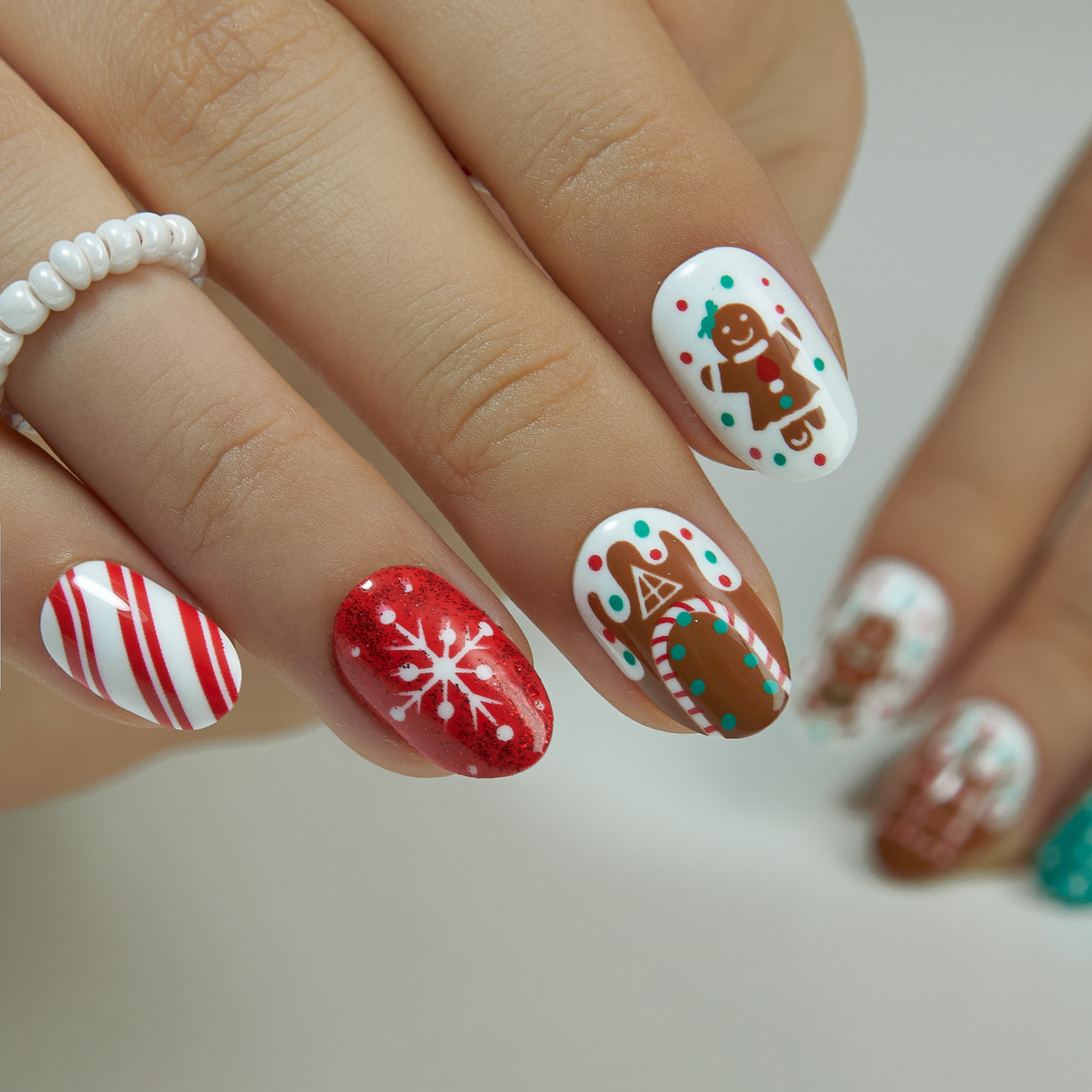 Gingerbread Spark | Lirenail Press-On Nails