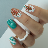 Gingerbread Spark | Lirenail Press-On Nails