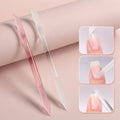 Glass Cuticle Pusher Dual Ended Manicure Stick | Lirenail Press-On Nails