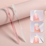 Glass Cuticle Pusher Dual Ended Manicure Stick | Lirenail Press-On Nails