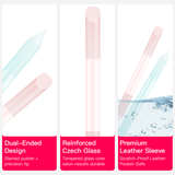 Glass Cuticle Pusher Dual Ended Manicure Stick | Lirenail Press-On Nails