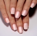 Glitter Ballet short squoval press-on nails