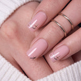 Glow Trace M Squoval squoval press-on nails