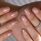 Golden Mist RS Squoval squoval press-on nails