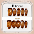 Handmade Amber Ember | Lirenail Press-On Nails