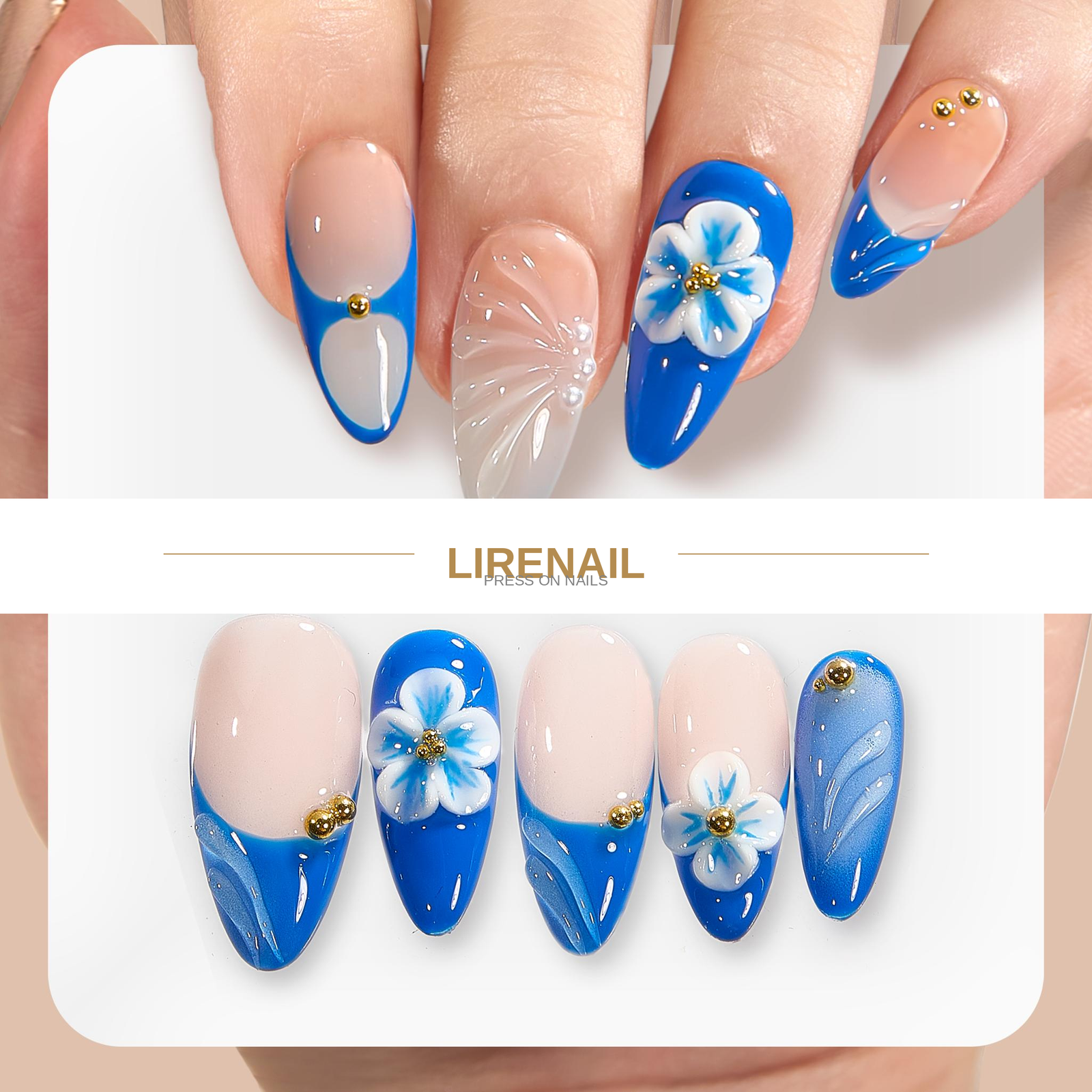 Handmade·Azure Petal