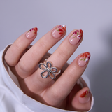 Harvest Bloom - RS Almond almond press-on nails