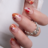 Harvest Bloom - RS Almond almond press-on nails