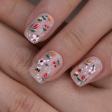 Designer s Pick | Honey Blossom S Squoval squoval press-on nails