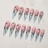 Ice Glass Line Press-On Nails press-on nails packaging