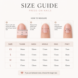 Ice Glass Line Press-On Nails nail detail