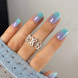 Lagoon Mist RS Squoval squoval press-on nails