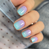 Lagoon Mist RS Squoval squoval press-on nails