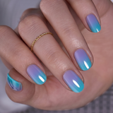 Lagoon Mist RS Squoval squoval press-on nails