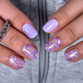 Lavender Dream RS Squoval squoval press-on nails