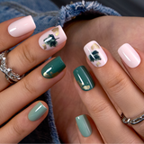 Leaf Whisper S Squoval squoval press-on nails