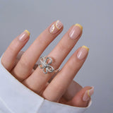 Designer s Pick | Lemon Glaze S Squoval short squoval press-on nails