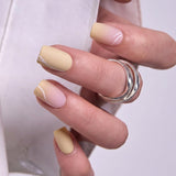 Lemon Mist S Squoval squoval press-on nails