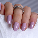 Lilac Veil S Oval oval press-on nails
