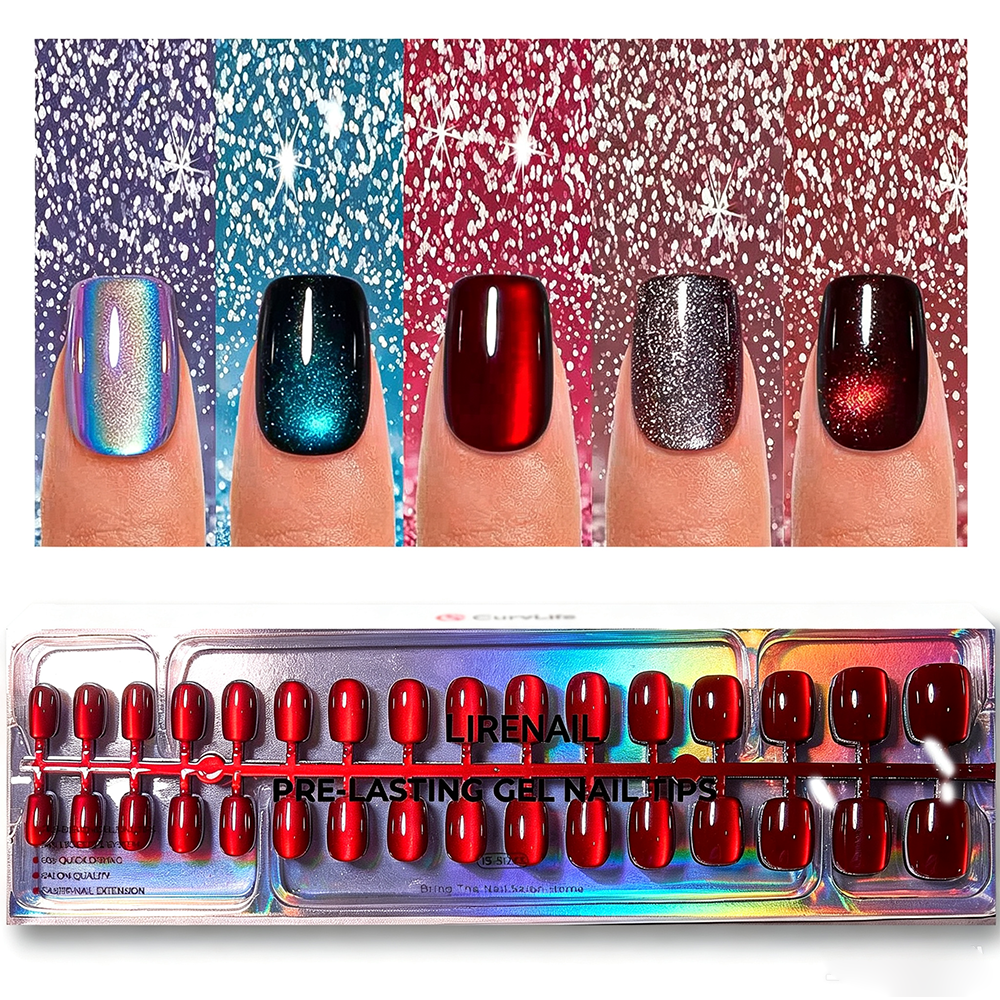 Luxe Shift – short Squoval press-on nails