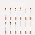 Stained Pen Halo Dye Painting Gradient Round Head product view
