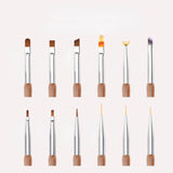 Stained Pen Halo Dye Painting Gradient Round Head product view