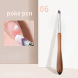 Stained Pen Halo Dye Painting Gradient Round Head product view