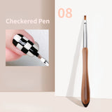Stained Pen Halo Dye Painting Gradient Round Head product view