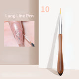Stained Pen Halo Dye Painting Gradient Round Head product view
