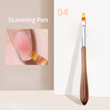 Stained Pen Halo Dye Painting Gradient Round Head product view