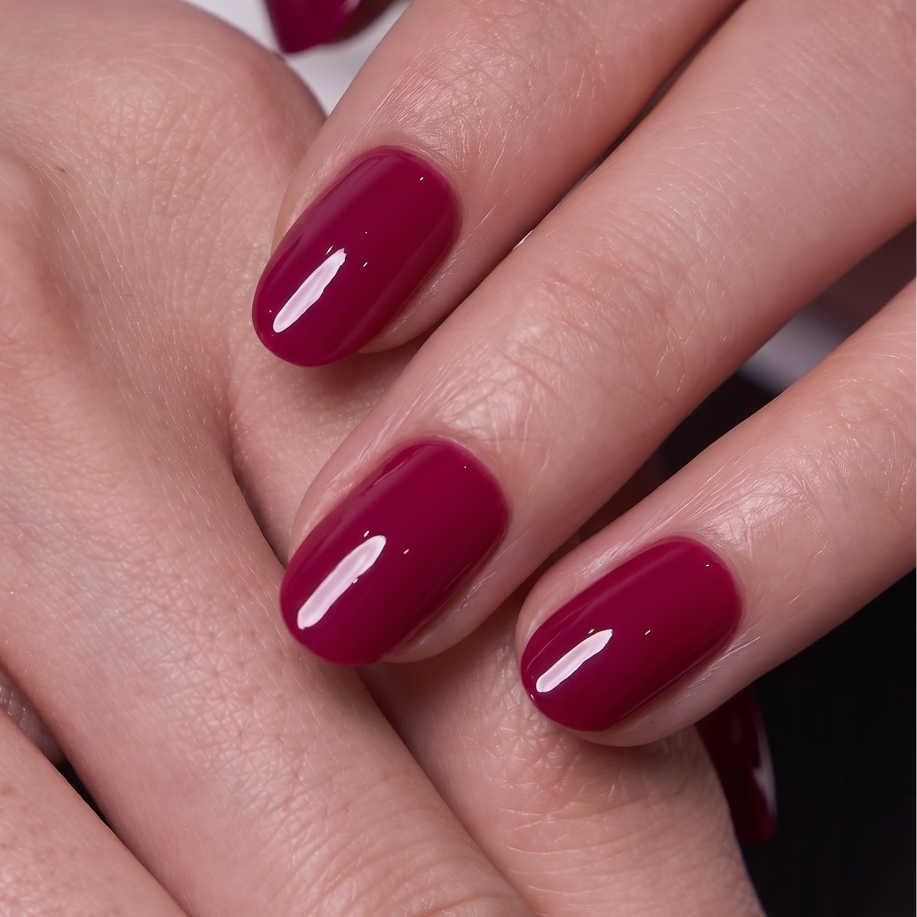 Merlot Muse S Oval oval press-on nails